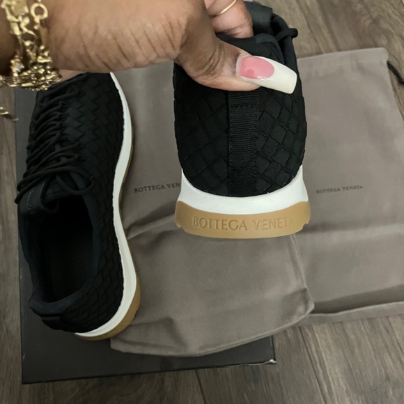 Authentic bottega venetta Intrecciato Low Top Sneakers size 40 7 men - Picture 5 of 7
